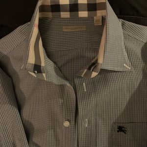 Burberry Botton Down Mens Collar Shirt